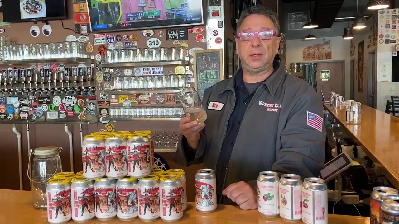 Rick Skains, Working Class - Lumberjack Peach Ginger Seltzer