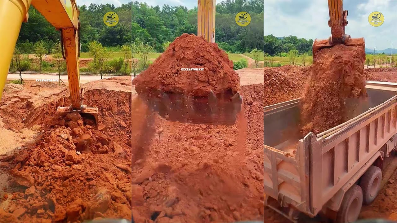 How To Excavators Load Soil Onto Trucks Professionally P1395