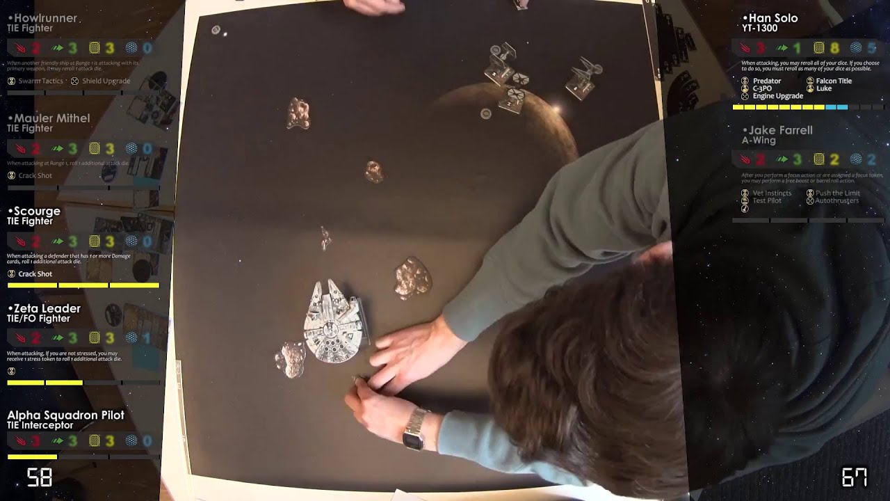 X-Wing Store Championship Würzburg 2016 #3: TIE Swarm vs. Han Solo/Jake