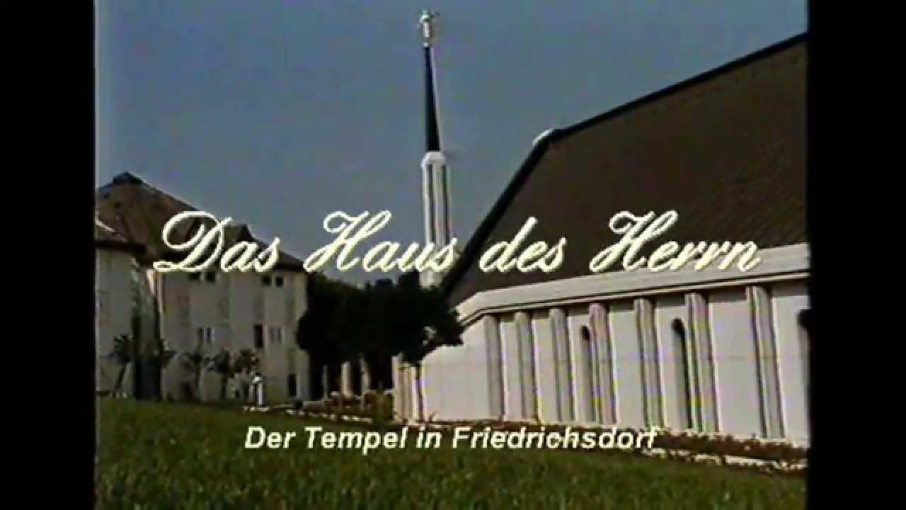 Tempel Friedrichsdorf - Aussen & Innen im Eröffnungsjahr