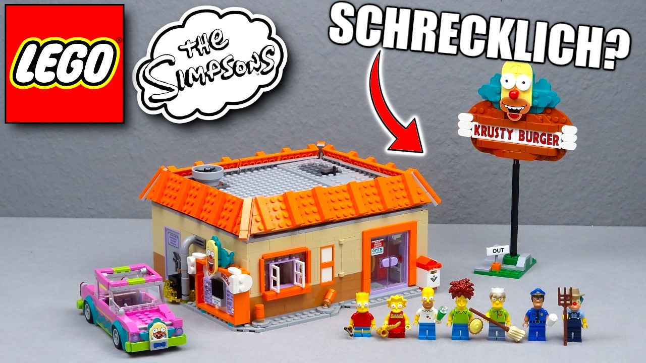 Ist DAS 200€ wert, LEGO?! 💰🍟 | Simpsons Krusty Burger Review
