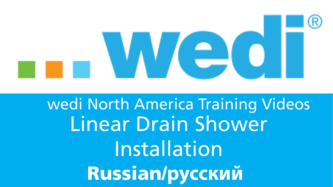 (RU) Installing a linear drain shower (wedi Fundo Riolito with Click and Seal&trade;)