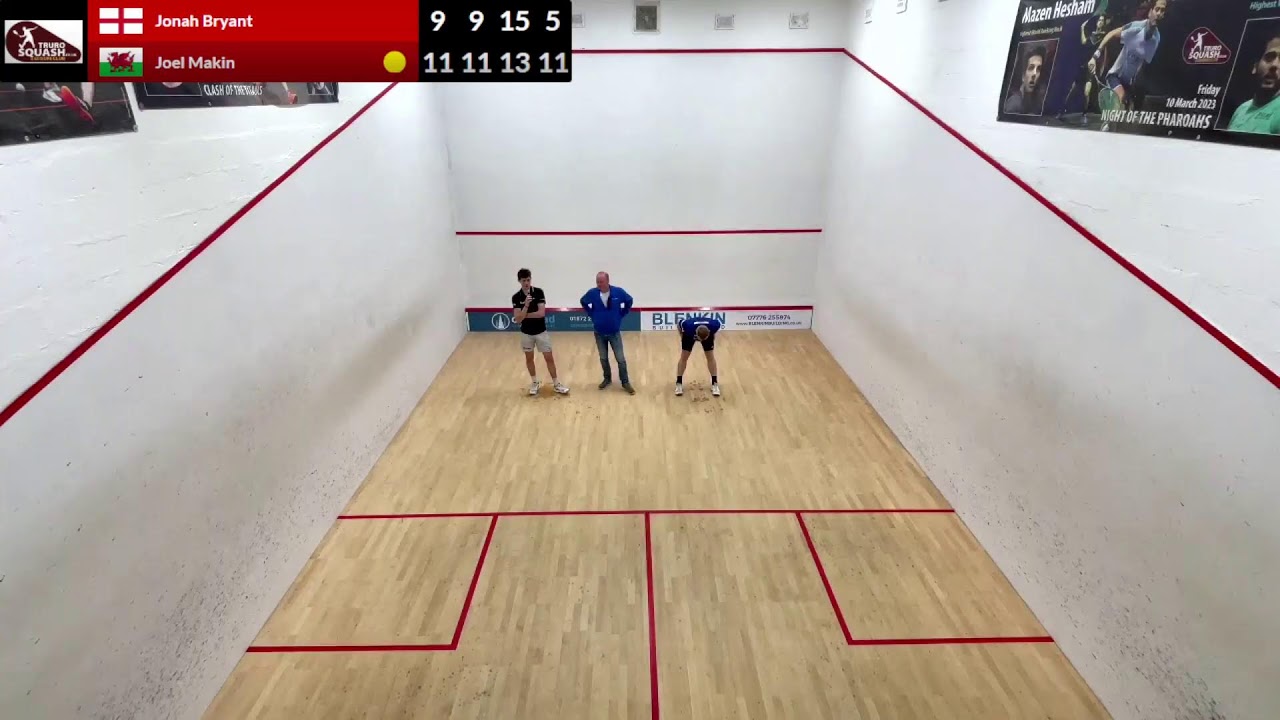 Cornwall vs England Squash Masters