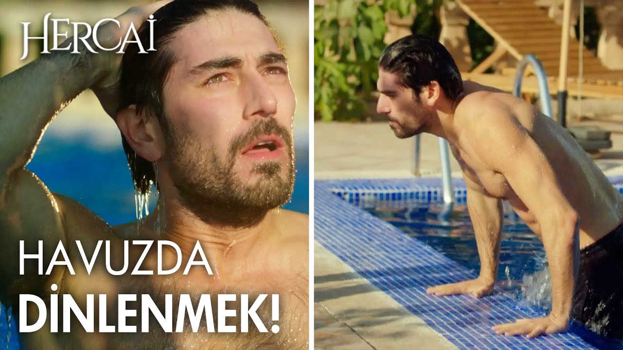Aslan Aslanbey'in havuz sefası - Hercai Efsane Sahneler