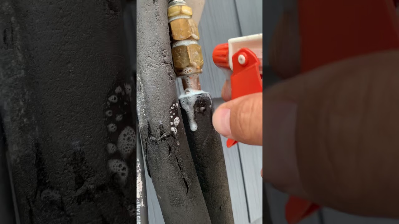 Fujitsu Mini Split Leak test and repair￼￼
