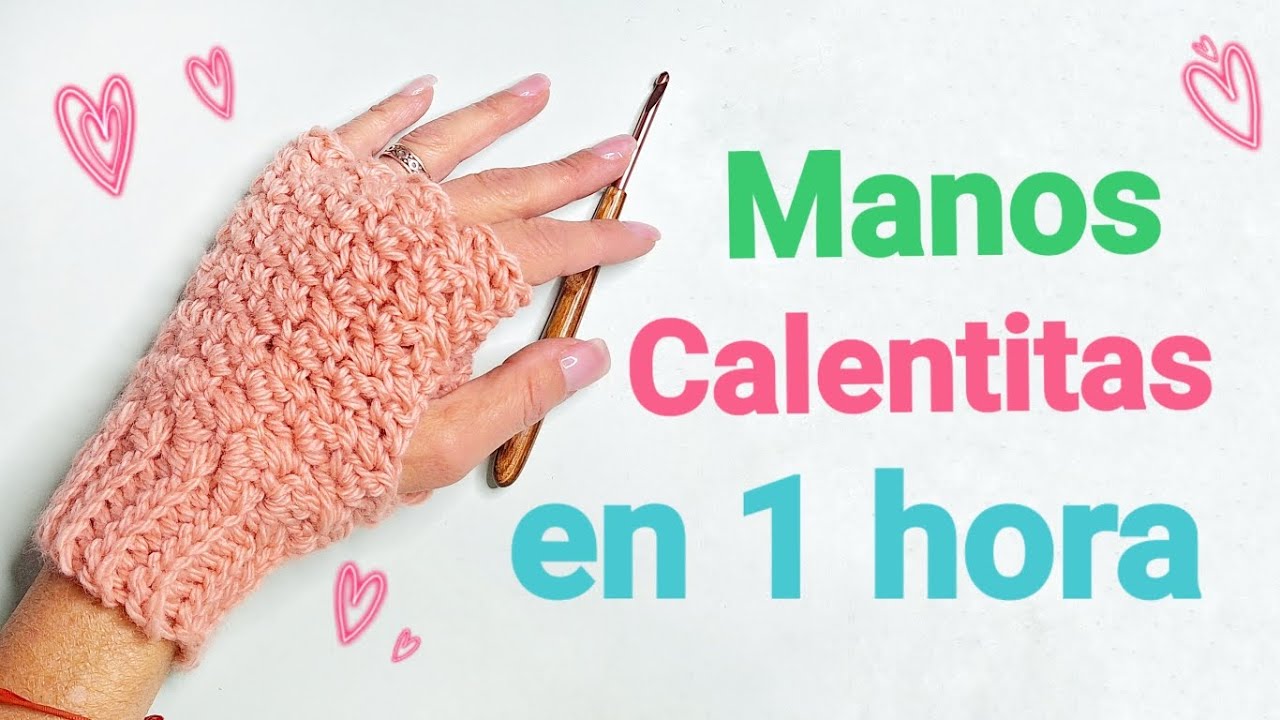 Manos Calentitas en 1 hora con Mitones Azucena