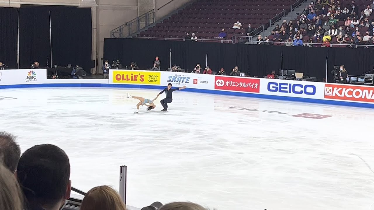 Miura/Kihara 2021 Skate America short program fancam