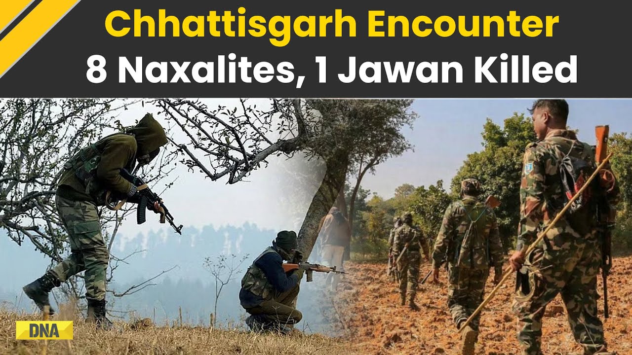 Chhattisgarh Encounter: Eight Naxalites, One Security Personnel Killed In Encounter In Chhattisgarh