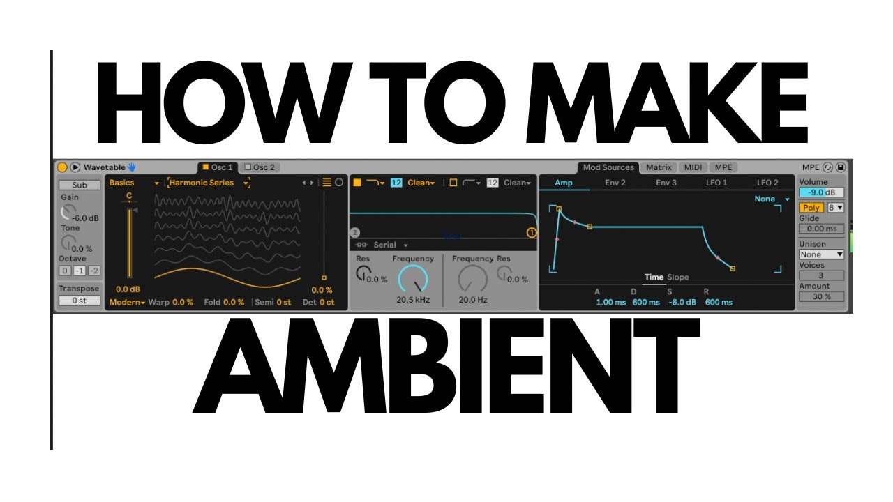 How to make ambient music in 5 minutes (tutorial)