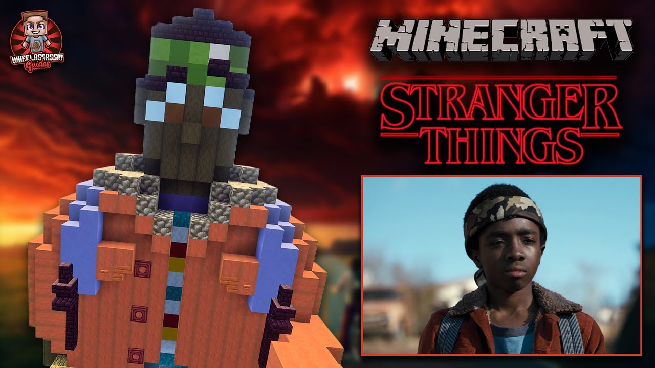 Как построить Лукаса из сериала «Очень странные дела» [1 сезон] в Minecraft!!