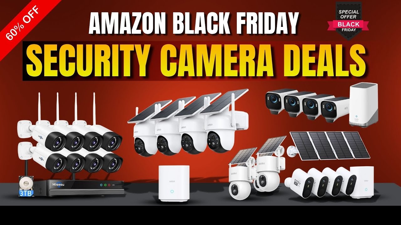 Top 5 Black Friday Security Camera Deals with no subscription fee (Up to 60% Off )