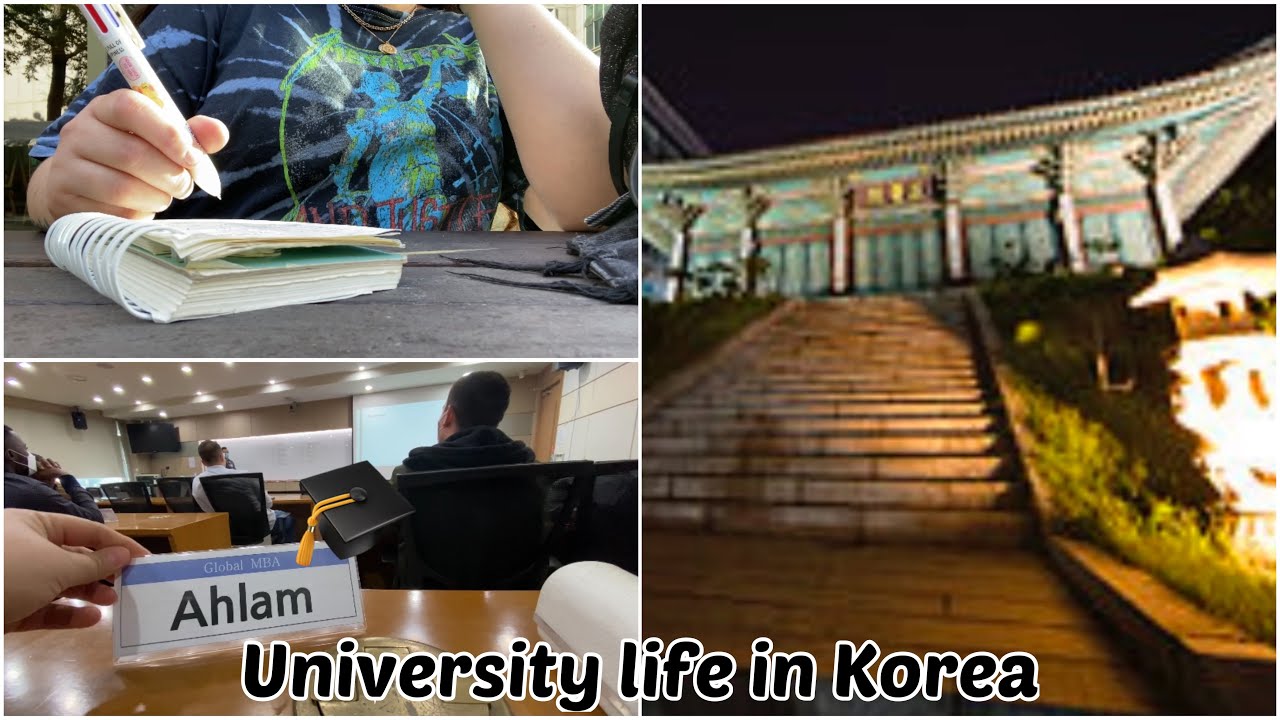 👩🏻‍🎓📚الحياة الدراسية في الجامعة بكوريا / University Life In Korea 🇰🇷 🥘