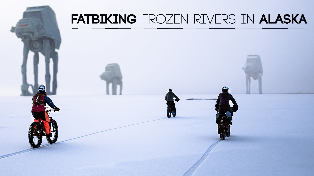 Cycling Frozen Rivers in Alaska