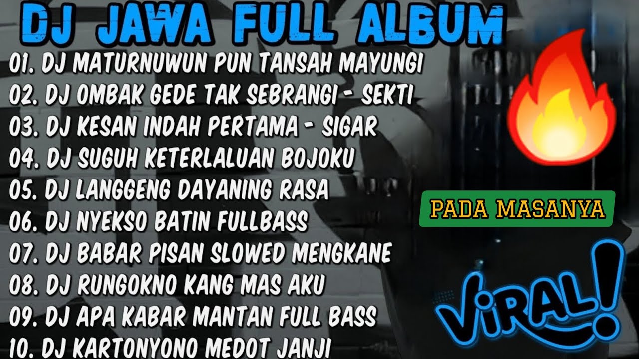 DJ JAWA TERBARU 2024 FULL BASS - DJ MATURNUWUN PUN TANSAH MAYUNGI 🎶DJ NRESNANI FULL ALBUM TERBARU
