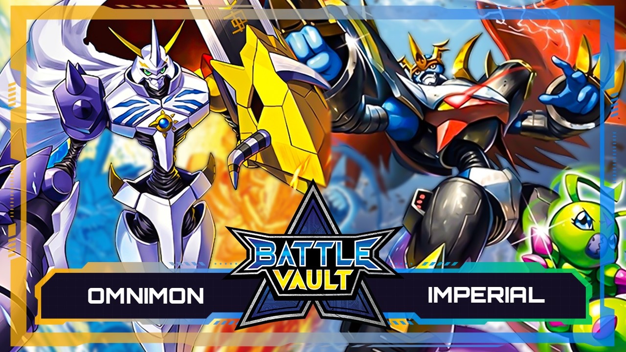Omnimon Adventure VS Imperialdramon | BATTLE VAULT AD01 | Digimon Card Game & TCG