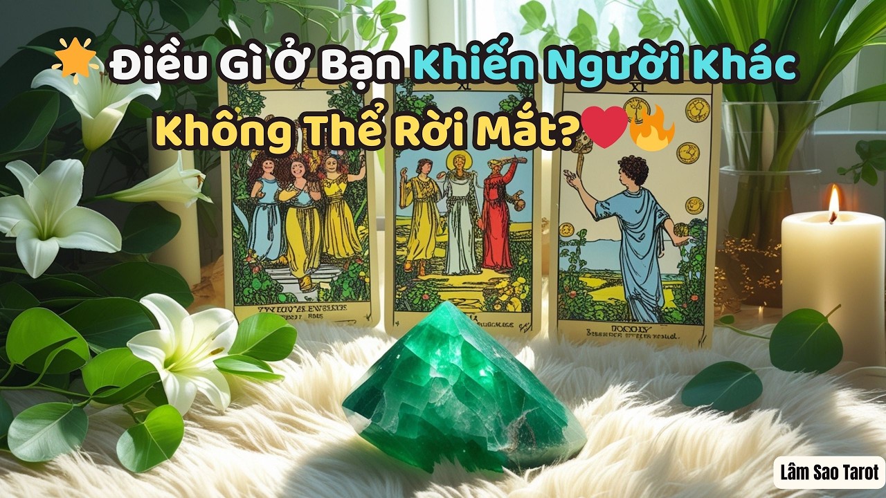 🌟 Điều Gì Ở Bạn Khiến Người Khác Không Thể Rời Mắt  Chọn 1 Tụ Bài | Tarot   ✨ #tarot