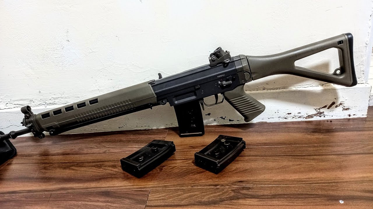 rolls-royce of aks, rolex riffle, rare tokyo marui sig sg550 aeg airsoft 