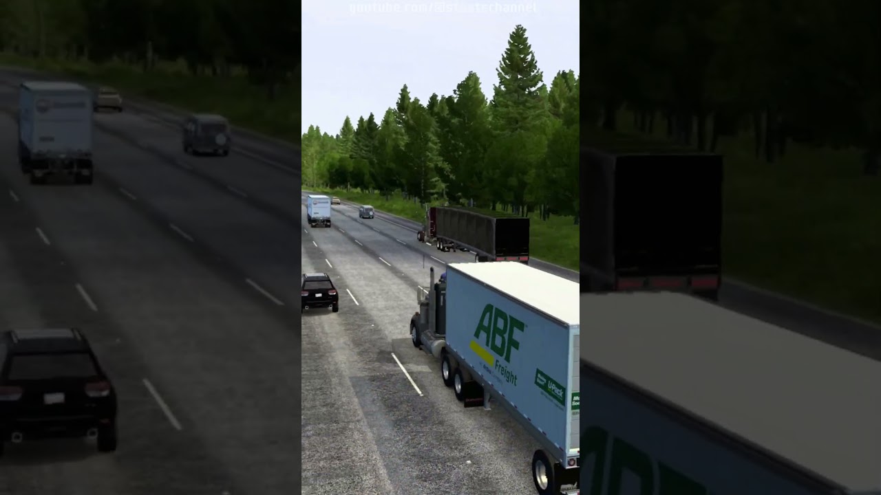 🚛💨 American Truck Simulator 1.47 | Freightliner Classic XL #shorts #youtubeshorts #truck #gaming