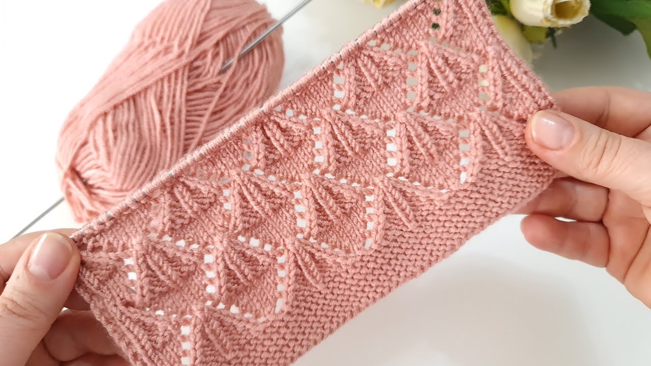 İki şiş çok zarif yelek hırka için örgü modeli / knitting pattern