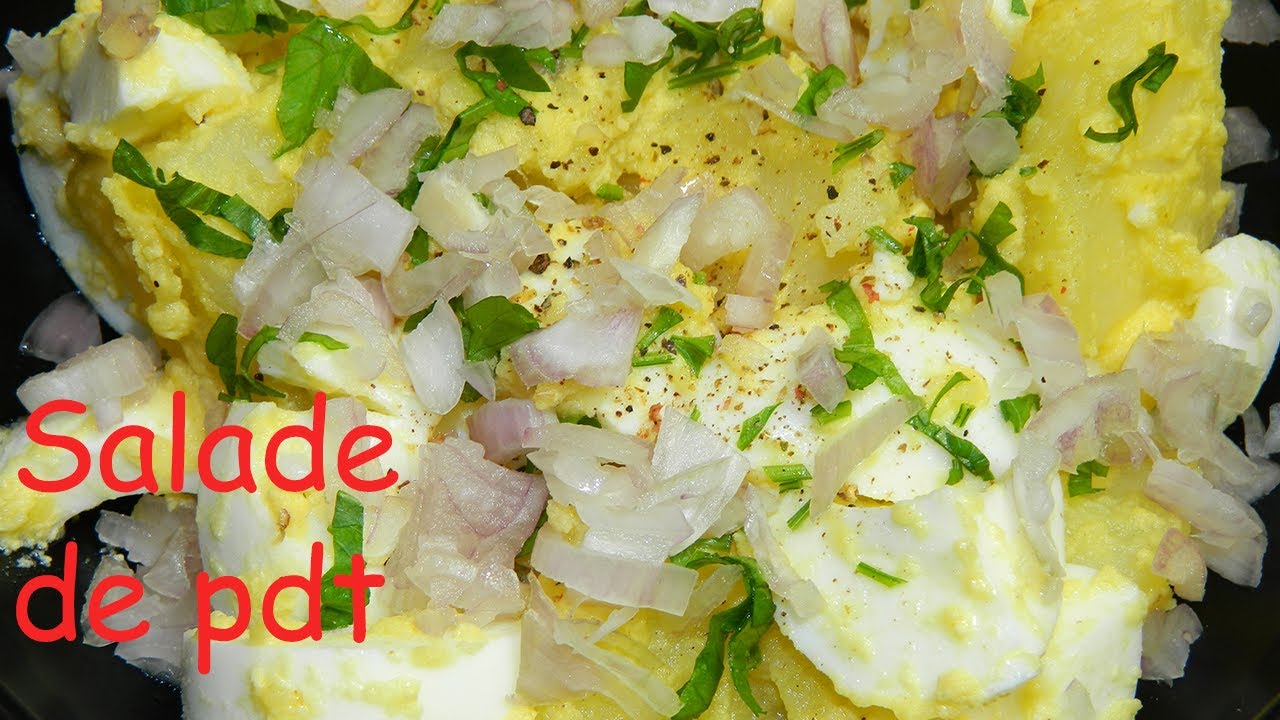 Salade de pomme de terre et œuf à l'ivoirienne simple et facile #97 🍽 / Potato and egg salad