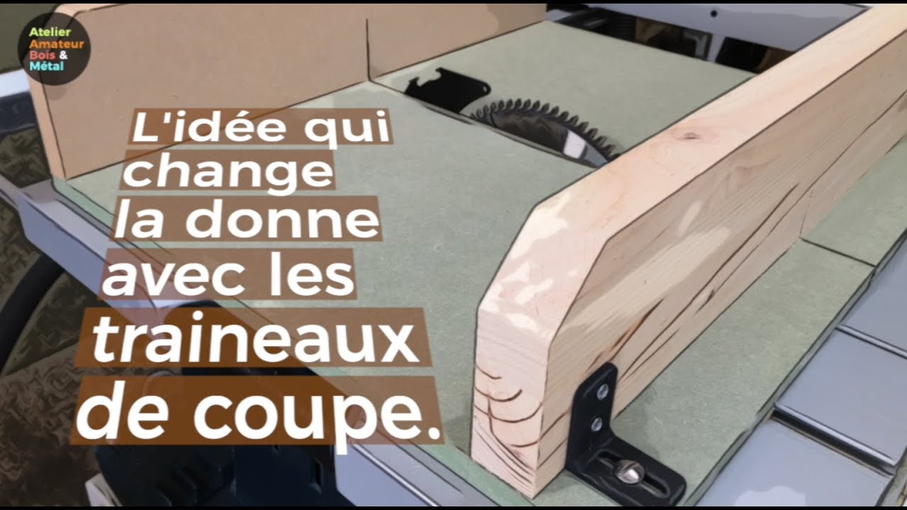 Un nouveau réglage qui change tout avec les traineaux de coupe sur table