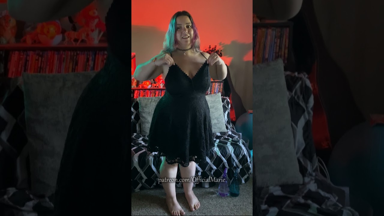 ✨ Black Dress ✨ Curvy Model ✨ Natural Plus Size ✨