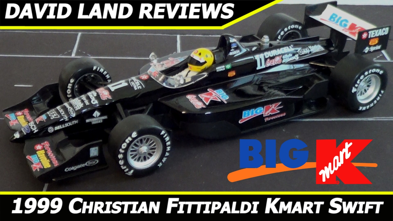 1999 Christian Fittipaldi ERTL American Muscle BIG KMART Swift 1/18 Scale IndyCar Review
