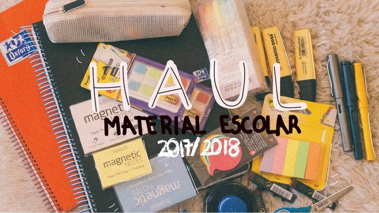 HAUL Material Escolar 2017/2018 | Back To School
