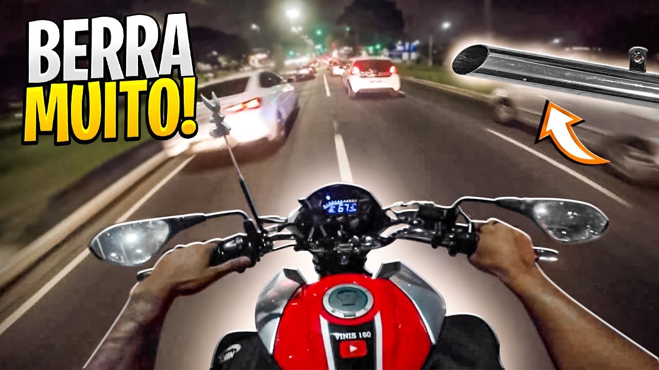 NOTURNO SÓ O CANO NA TITAN 160