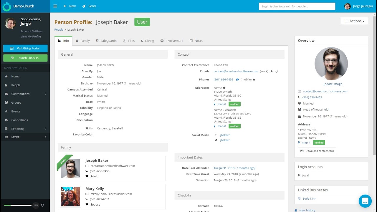 One Church Software - Overview