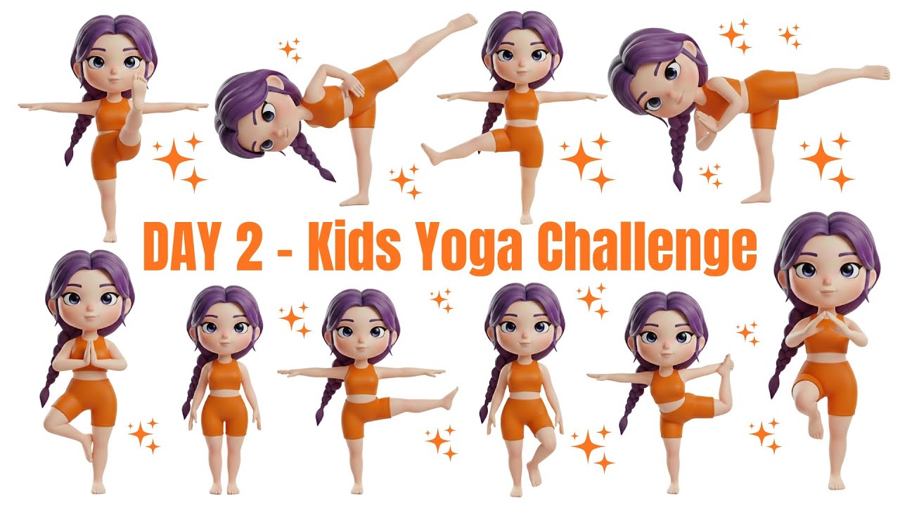 Day 2: Balance Like a Hero | Kids Yoga Challenge | Yoga for Focus