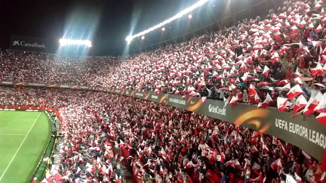 Sevilla FC anthem himno - El Arrebato - vs Shaktar Donesk 05/05/2016