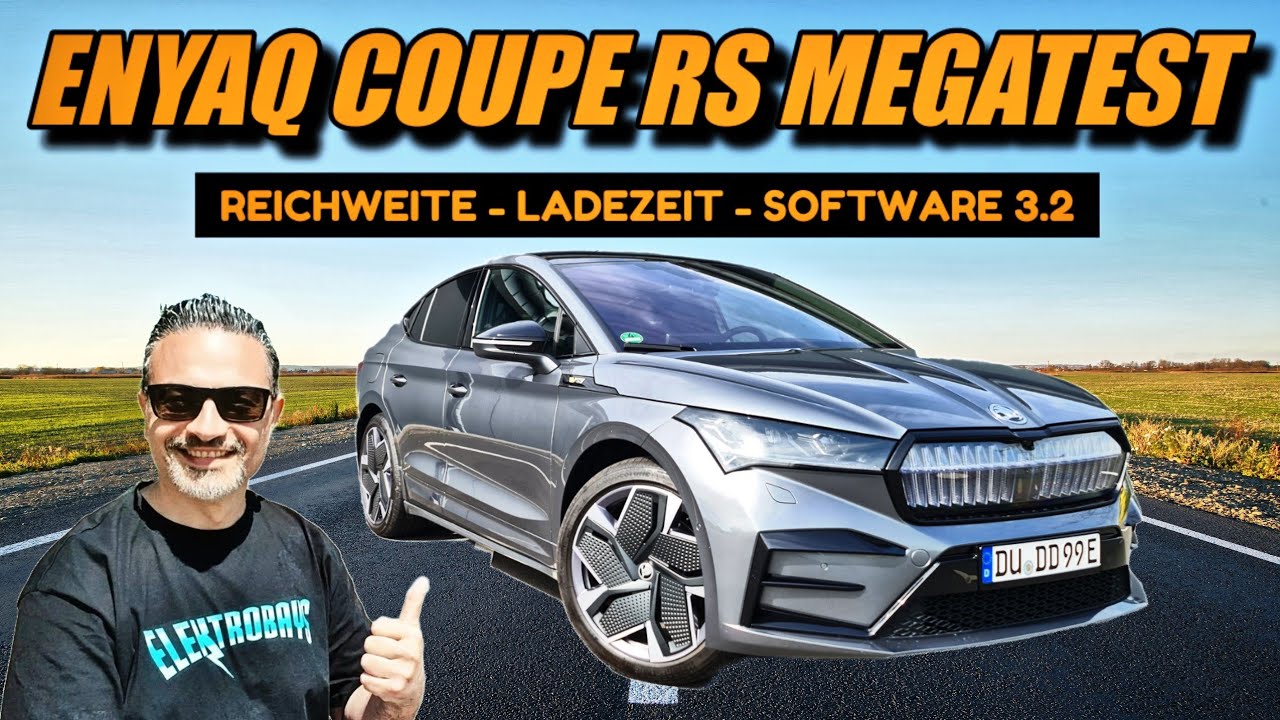 Skoda Enyaq Coupe RS Megatest! Echte Reichweite Effizienz Ladezeit #electriccar #car