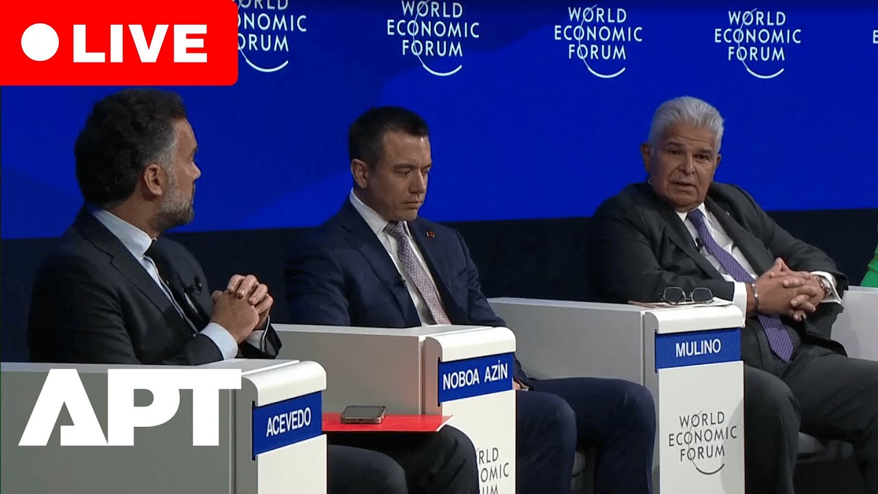 LIVE | WEF 2026 Panel on Rebuilding Trust in Latin America: Panama, Ecuador & Dominican Republic