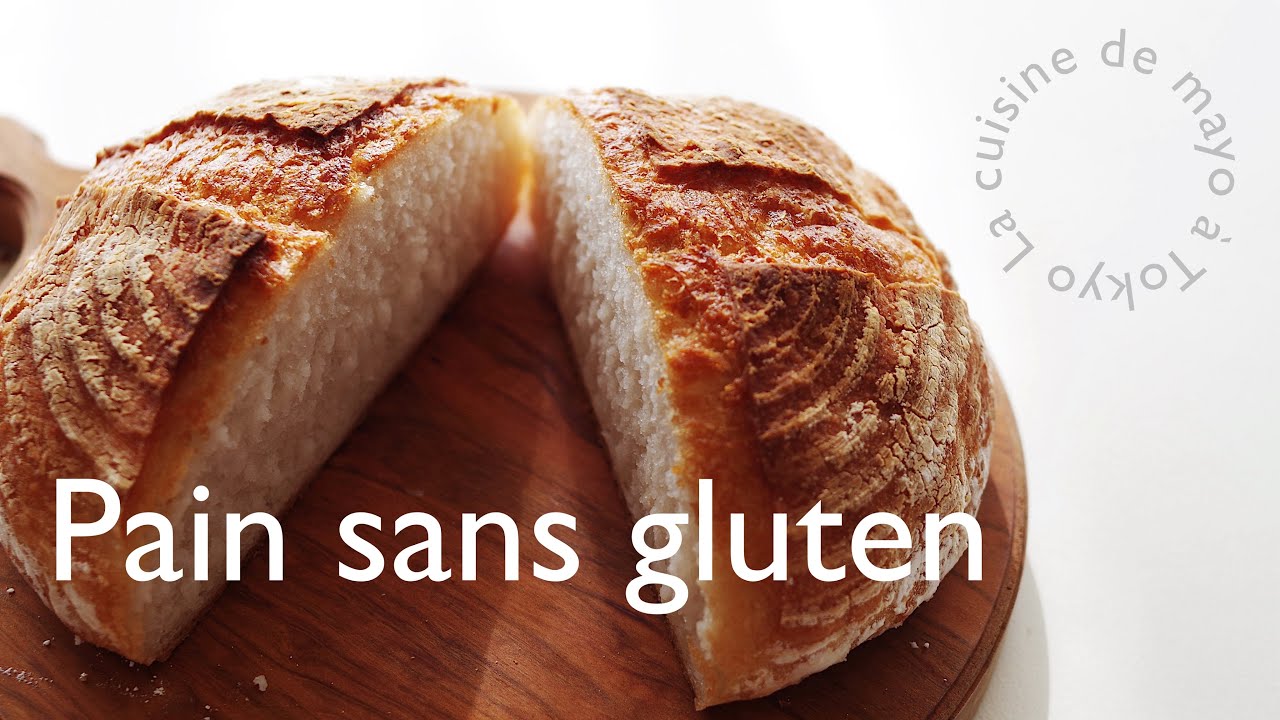 Recette de Pain à la Farine de Riz/ Sans Gluten/ Croustillant et Moelleux