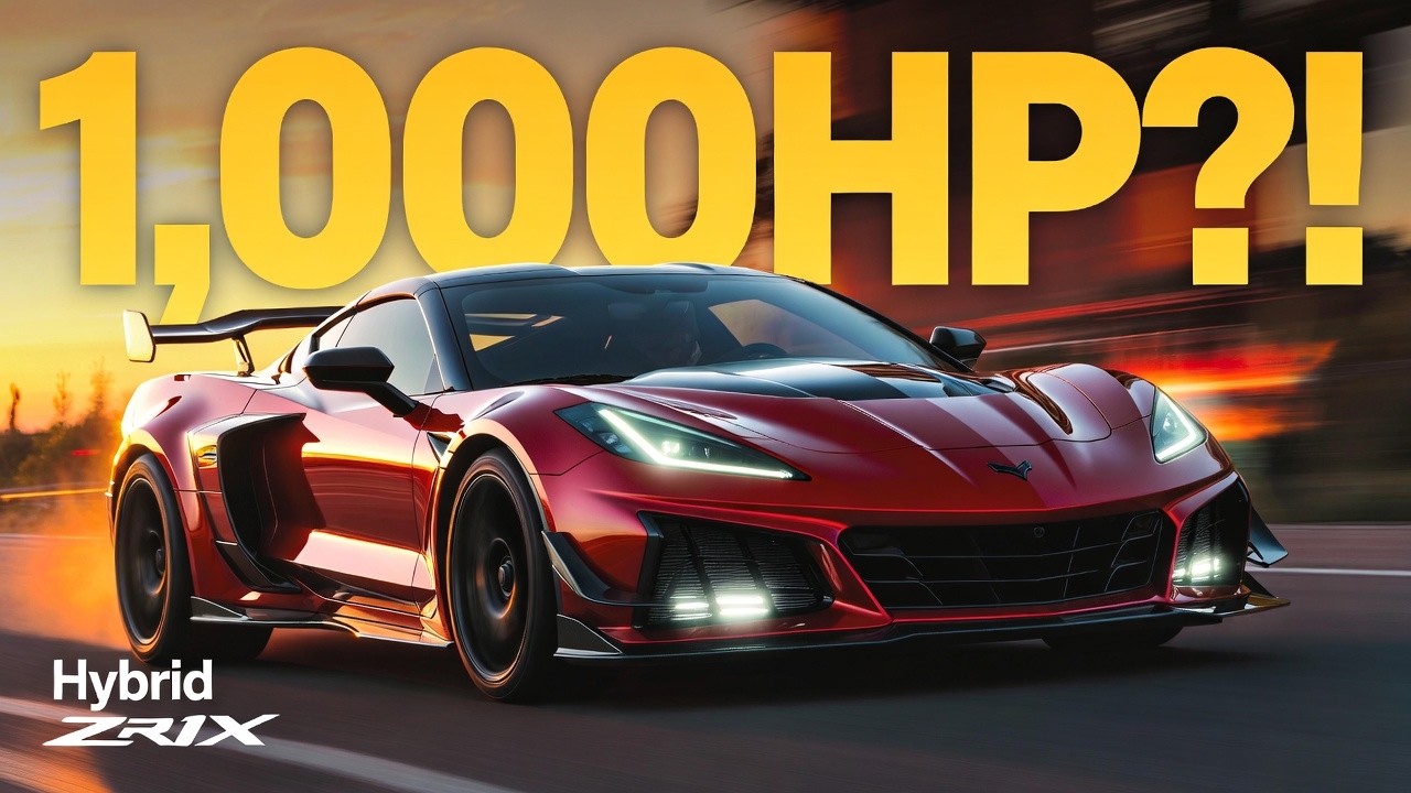 2026 Corvette ZR1X Revealed?! 1,000HP Hybrid AWD Beast in Torch Red! 🔥