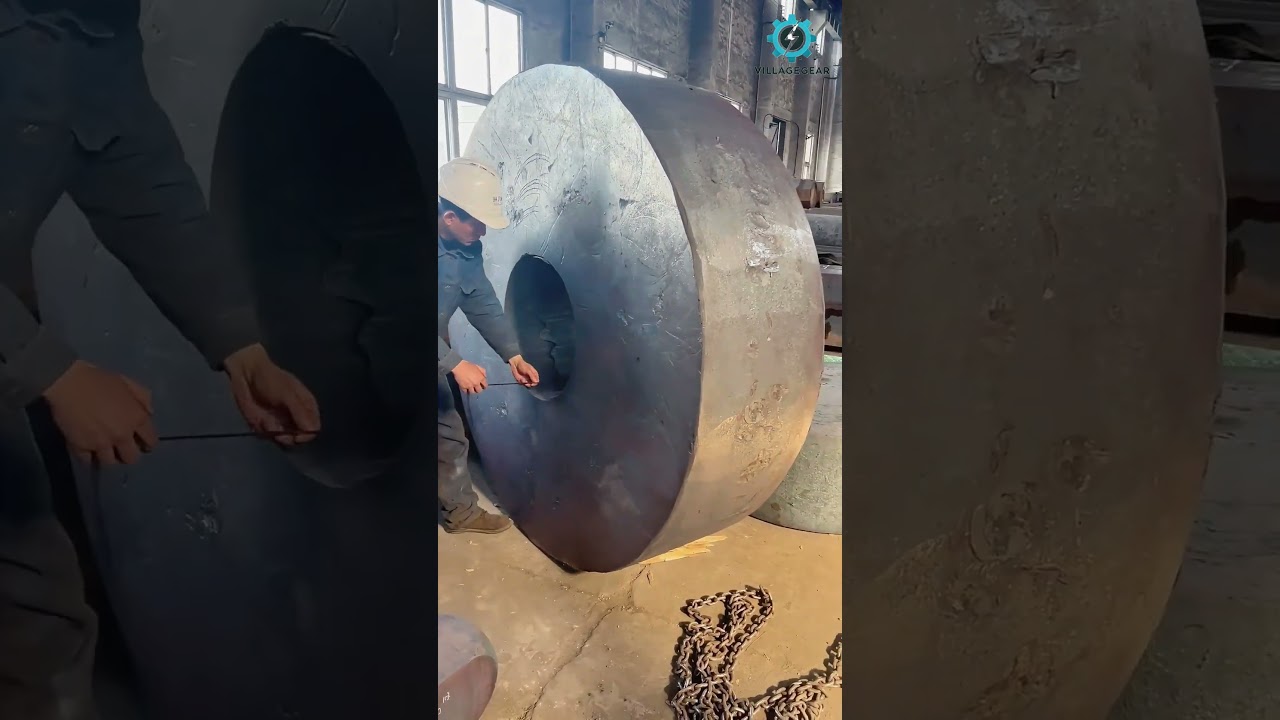 Unprocessed iron raw material from a steel mill, weighing 14 tons #satisfyingjob