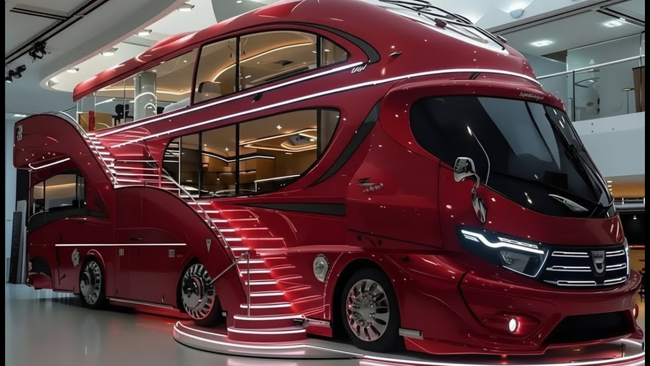 This $5 Million Futuristic Double-Decker Motorhome Will Blow Your Mind 😱 Luxury on Wheels!