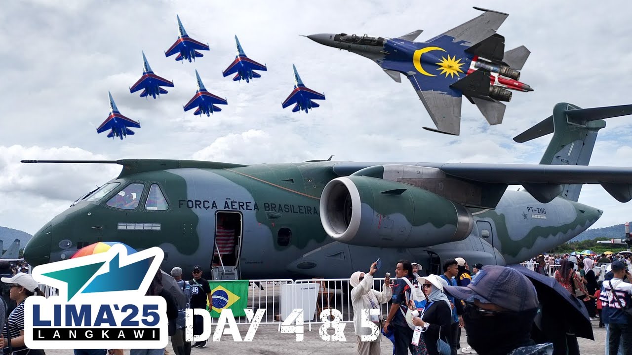 LIMA 25 Airshow | Langkawi Day 4 & 5 Finale Mahsuri Exhibition, Aircraft Static Display & Airshow