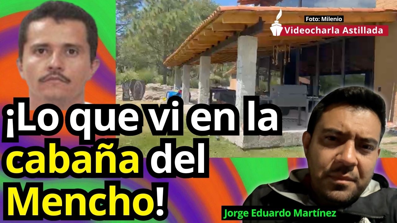 No había restricción, así que entramos y recorrimos la cabaña: Jorge Eduardo Martínez