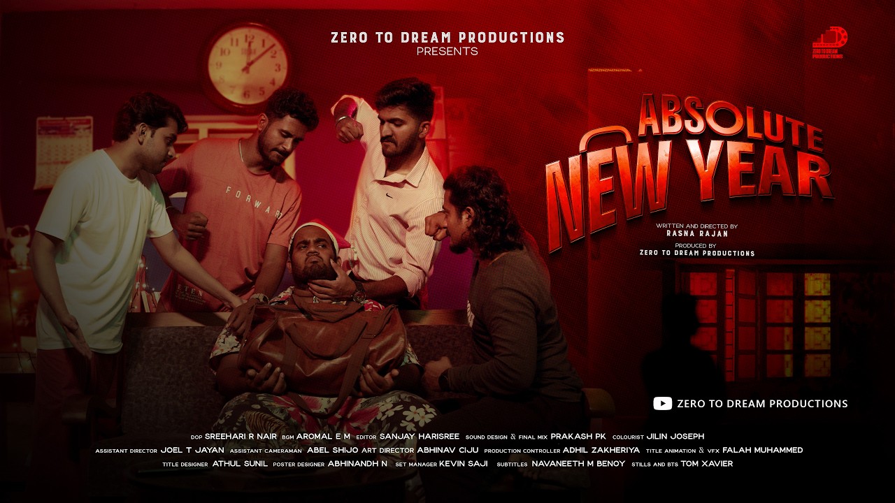 Absolute New Year|Short Film|Thriller #zerotodreamproductions #Absolutenewyear #shortfilm #thriller