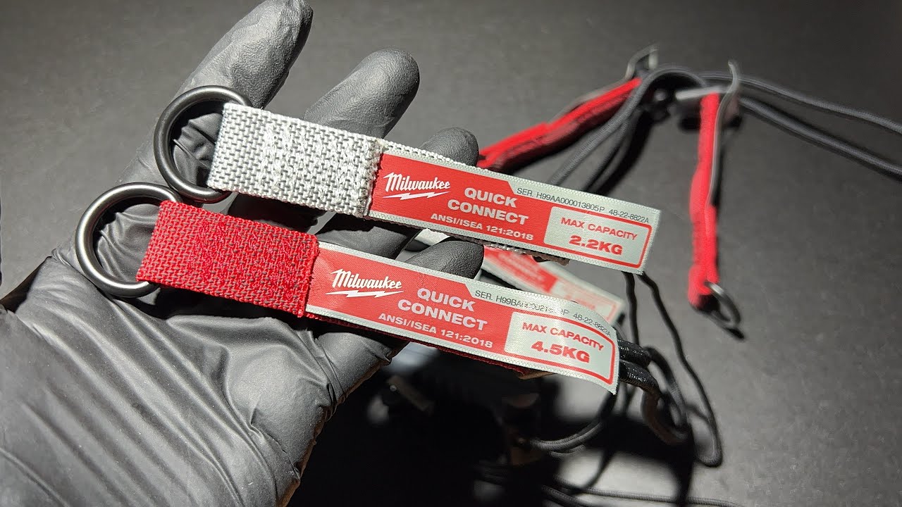MILWAUKEE QUICK CONNECT LANYARD SYSTEM สายล่ามเครื่องมือ 2.2 และ 4.5KG