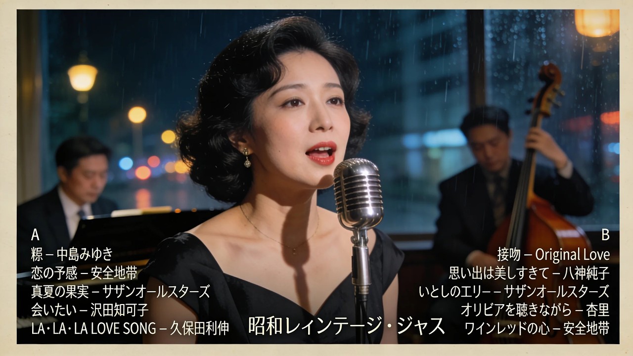 昭和の夜にくつろぐ 🎷 久保田利伸・サザン・杏里・安全地帯 名曲ジャズカバー集
