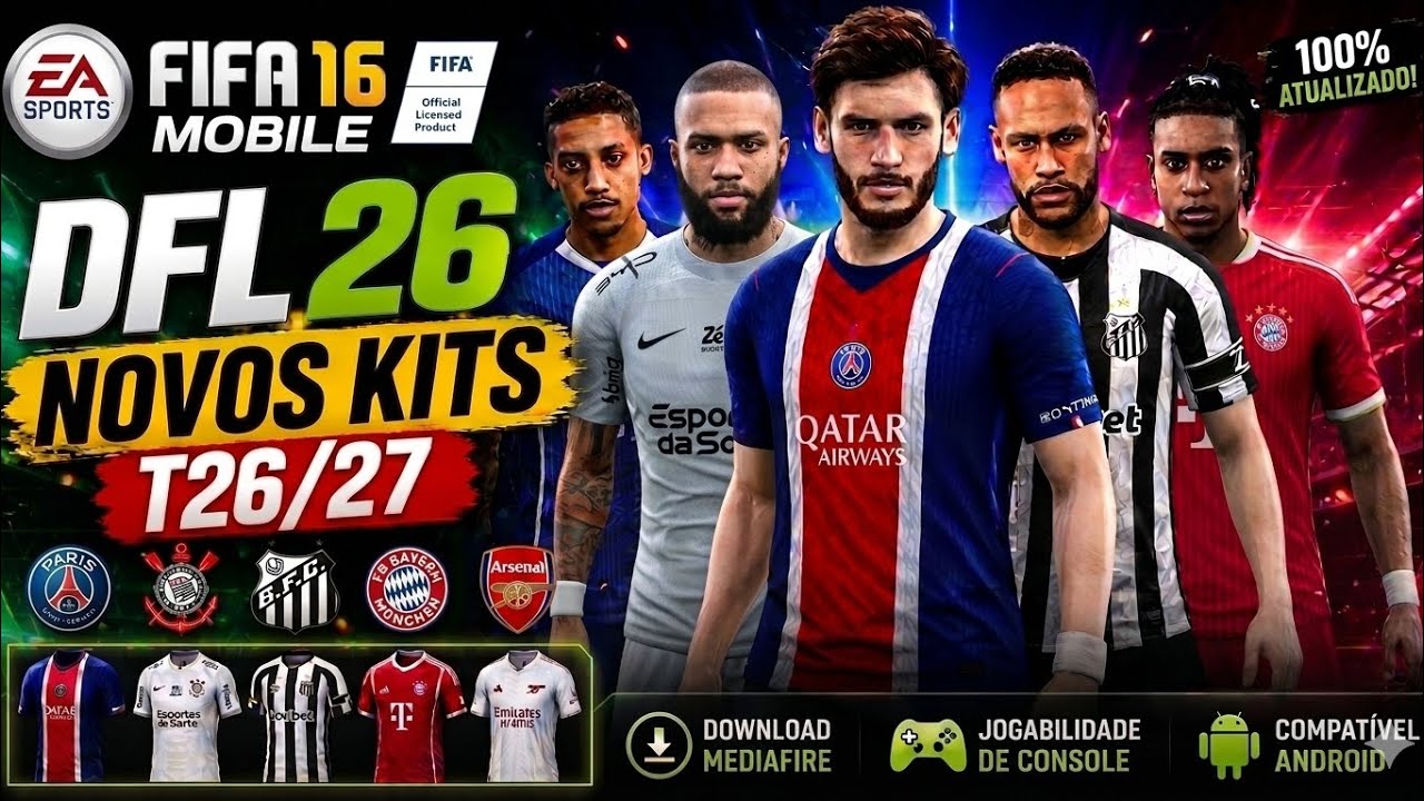 💥DFL 26 KITS & MINIKITS T26/27 | BRASILEIR&Atilde;O E EUROPEUS | COMO INSTALAR PASSO A PASSO