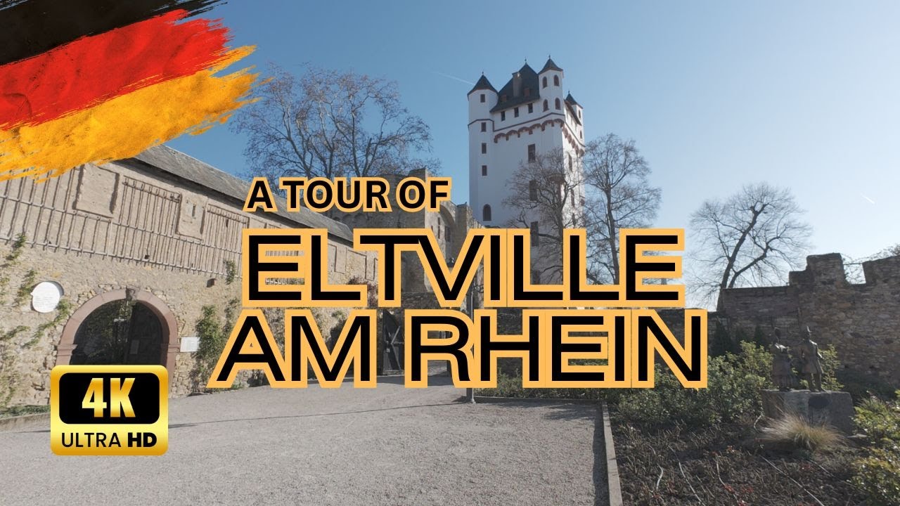 ELTVILLE AM RHEIN | Ein Stadtrundgang! Walking Tour Eltville on the Rhine! Filmed in 4K and 60FPS!