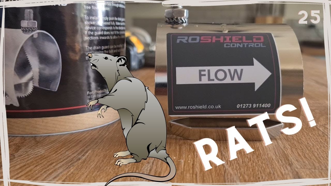 HOW TO INSTALL A NON RETURN VALVE RAT TRAP in a drain #emmavlogs 25