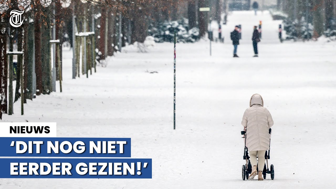 Meteoroloog waarschuwt na sneeuwbuien: 'Dit is n&oacute;g gevaarlijker!'