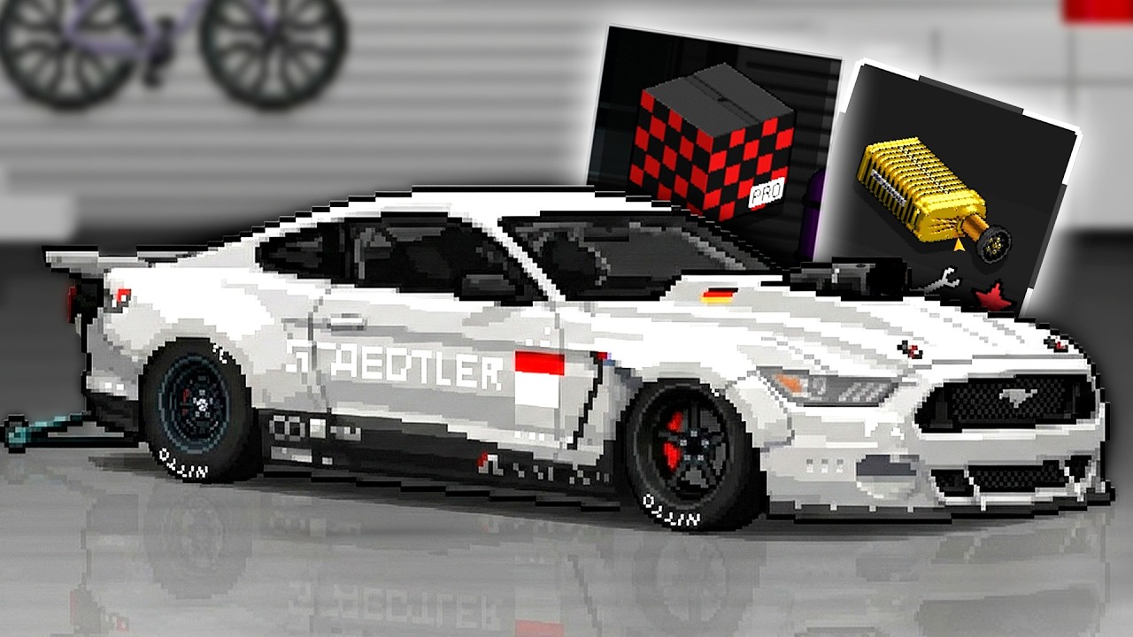 Coloquei SUPERCHARGER de OURO em 2 Muscle Cars no Pixel Car Racer!