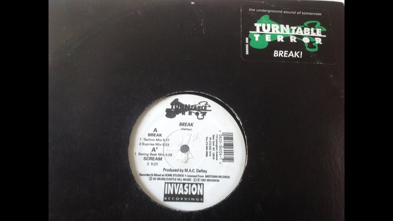 turntable terror break ep midtown records 1991 techno mix suprise mix  swing beat mix  scream