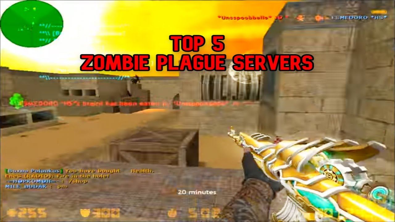 ★Counter Strike 1.6 TOP 5 Zombie Plague Servers 2021★